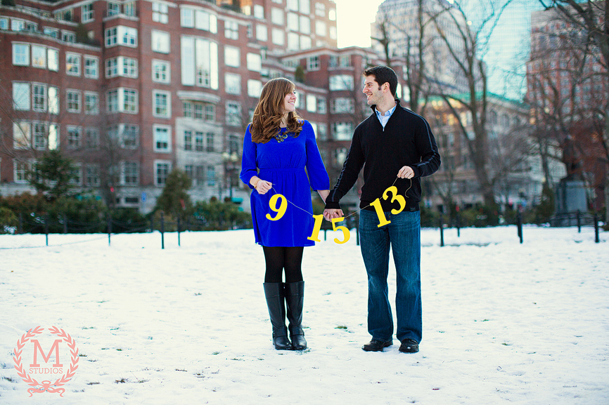 boston commons engagement photos 