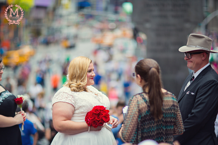 Times Square Wedding