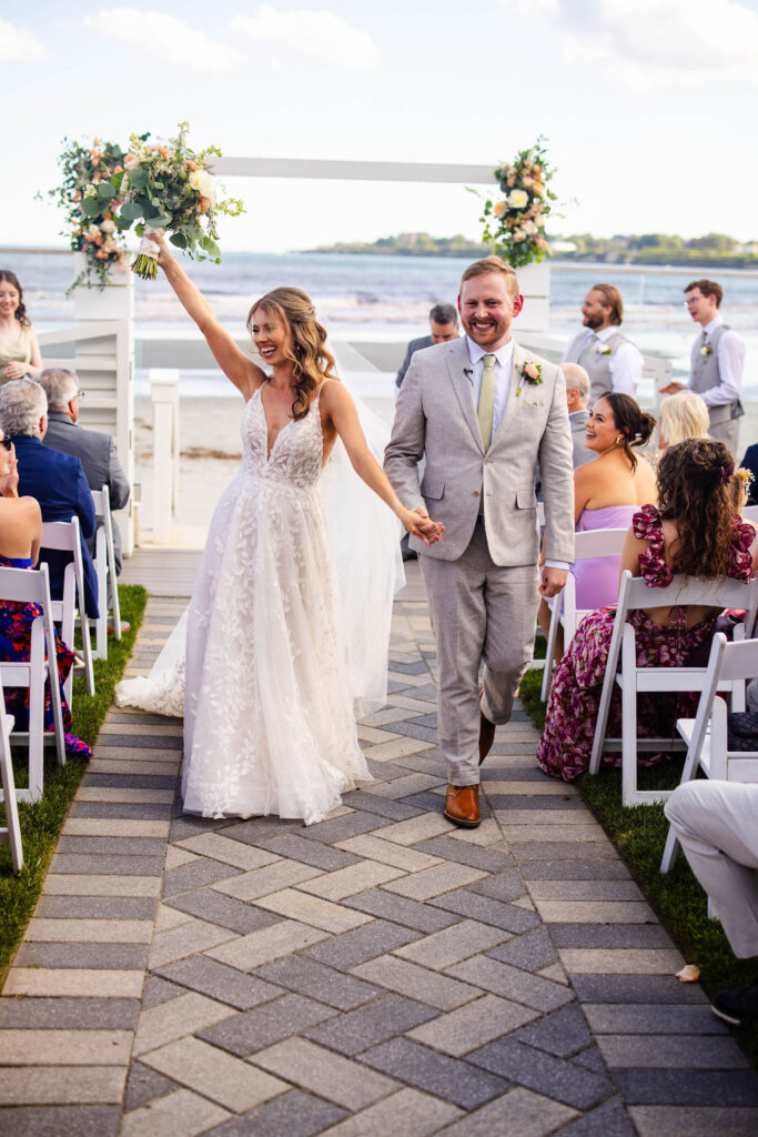 Ceremony at the Newport Beach House in Newport, RI