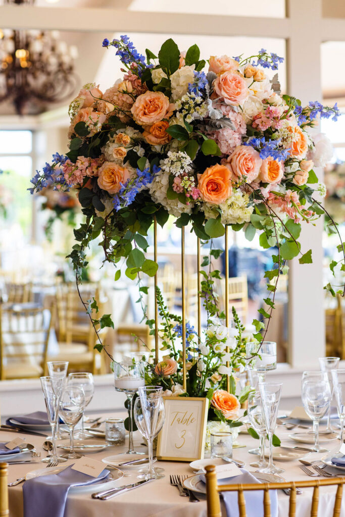 Reception room at Oceancliff in Newport RI