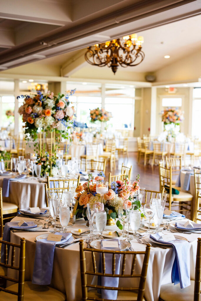 Reception room at Oceancliff in Newport RI