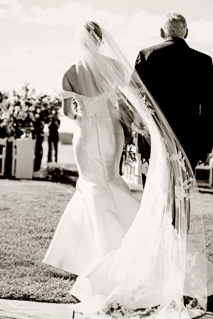 Ceremony at Oceancliff wedding in Newport Rhode Island Wedding Photographer