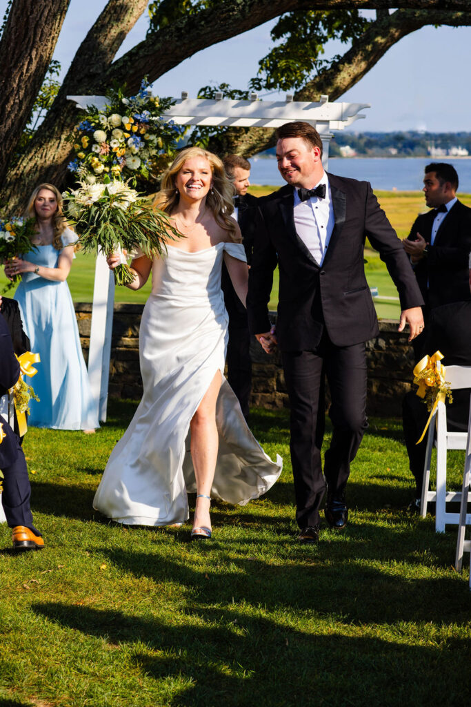 Ceremony at Rhode Island Country Club Wedding