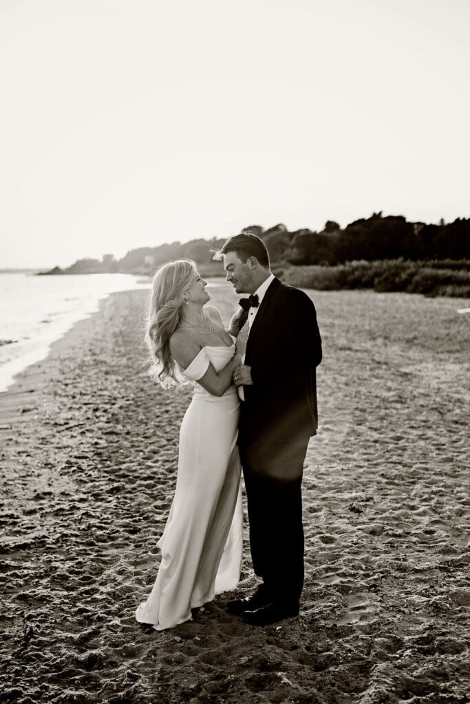 Bride and Groom at Rhode Island Country Club Wedding